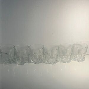 Crystal Clear Glass Tumbler Set